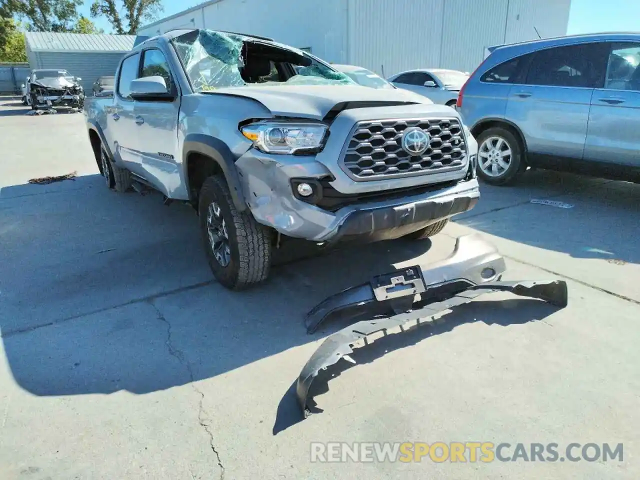 1 Photograph of a damaged car 3TMDZ5BN6MM104542 TOYOTA TACOMA 2021