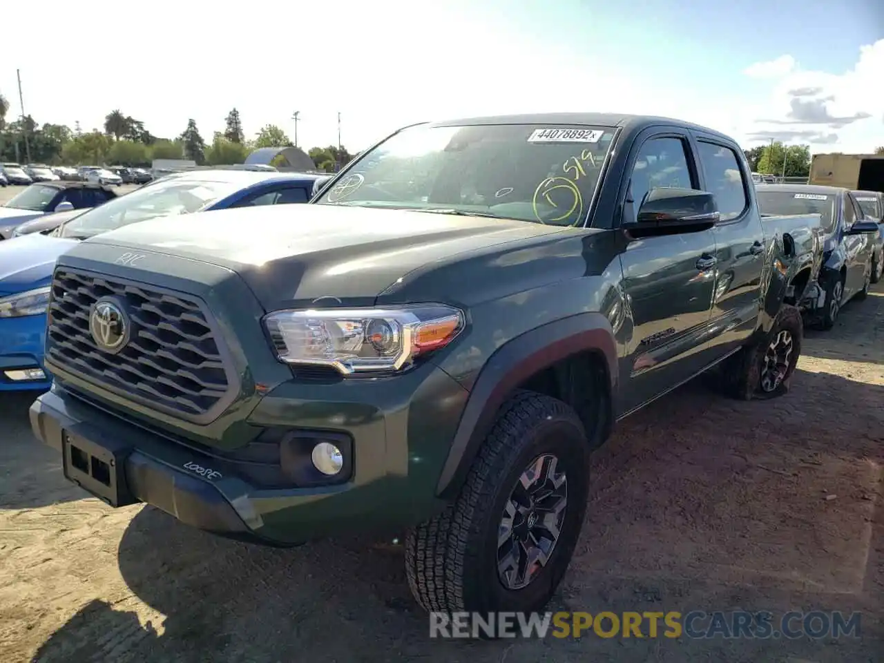 2 Photograph of a damaged car 3TMDZ5BN6MM119526 TOYOTA TACOMA 2021