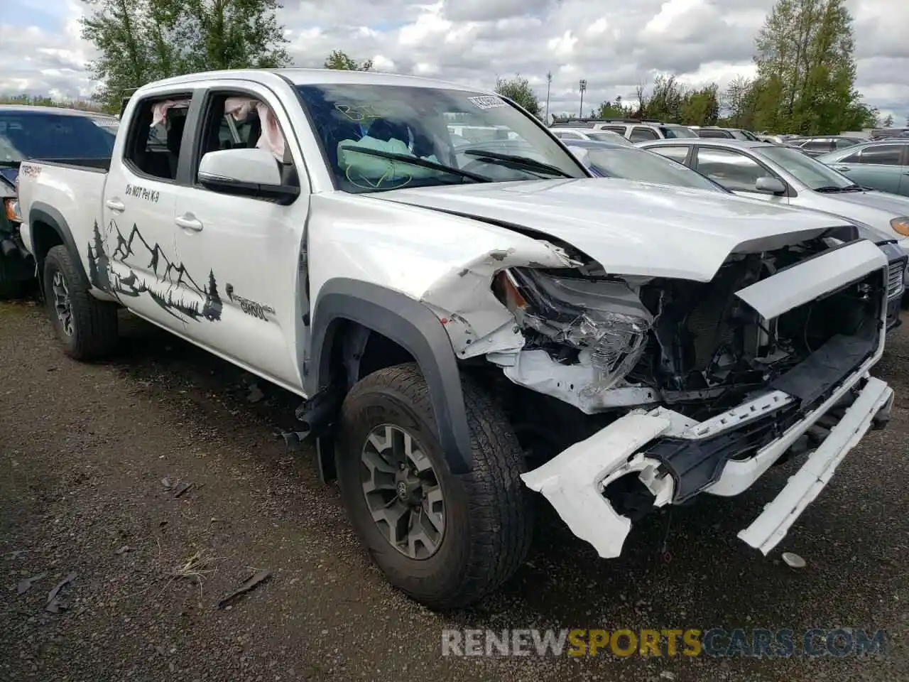 1 Photograph of a damaged car 3TMDZ5BN6MM119610 TOYOTA TACOMA 2021