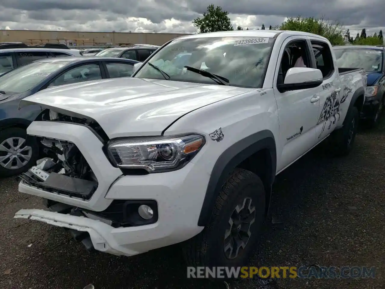 2 Photograph of a damaged car 3TMDZ5BN6MM119610 TOYOTA TACOMA 2021