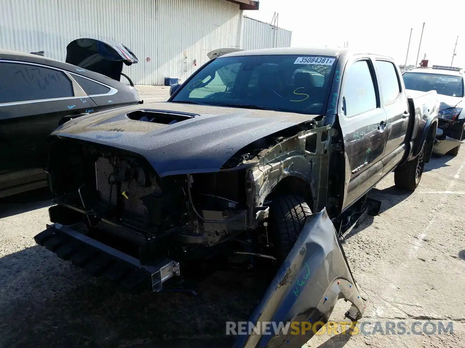 2 Photograph of a damaged car 3TMDZ5BN7MM098914 TOYOTA TACOMA 2021