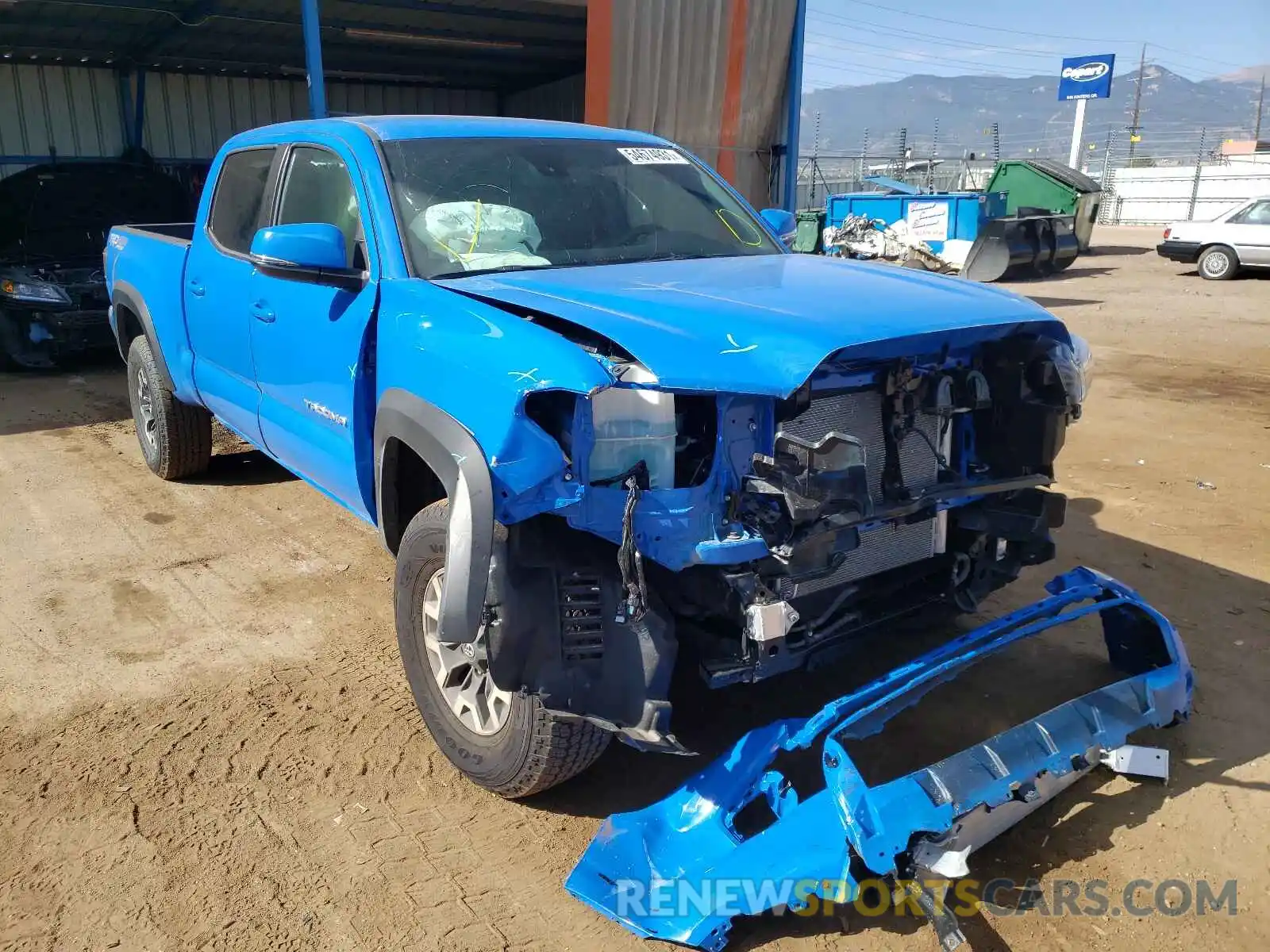 1 Photograph of a damaged car 3TMDZ5BN7MM111029 TOYOTA TACOMA 2021