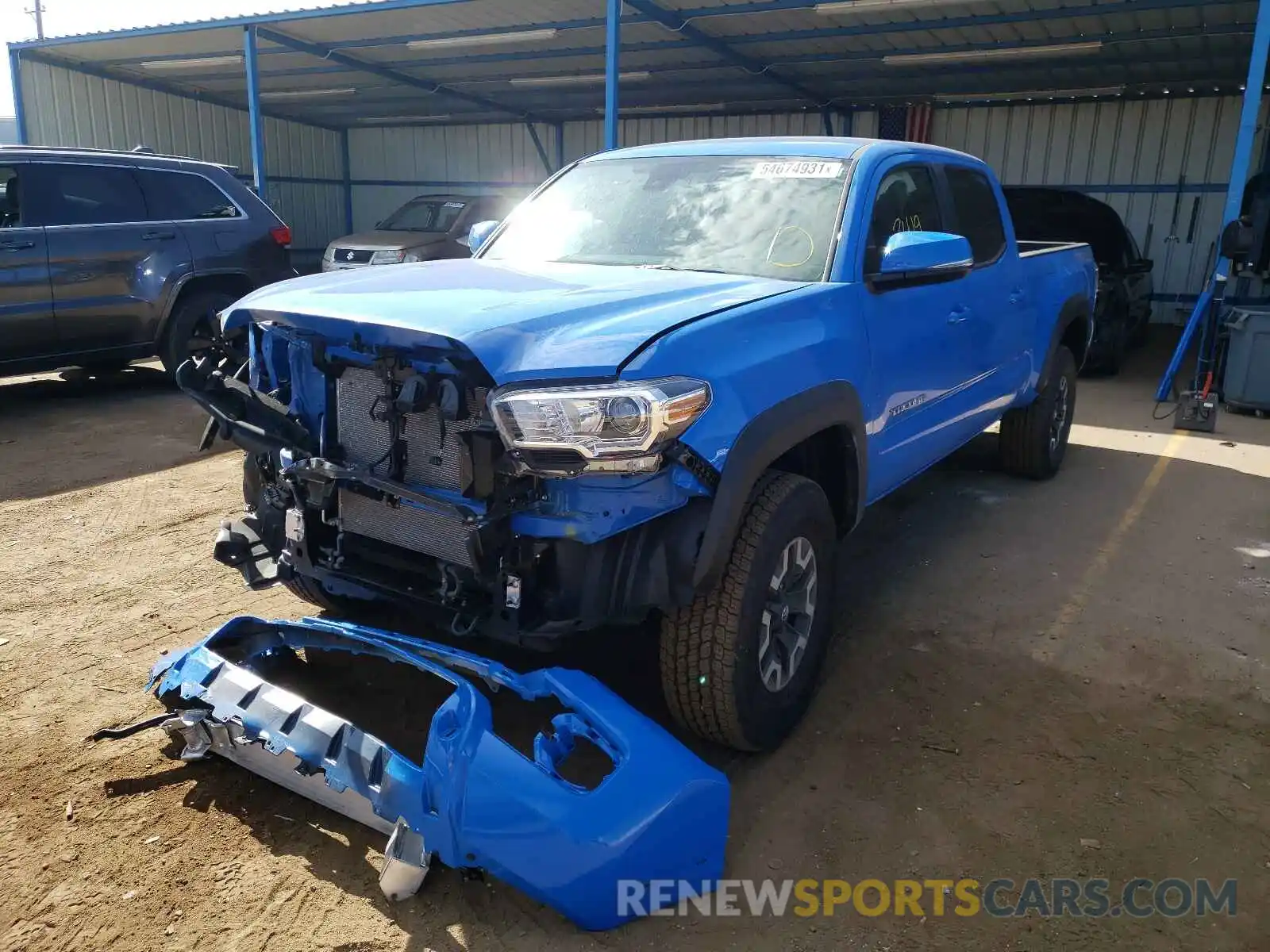 2 Photograph of a damaged car 3TMDZ5BN7MM111029 TOYOTA TACOMA 2021