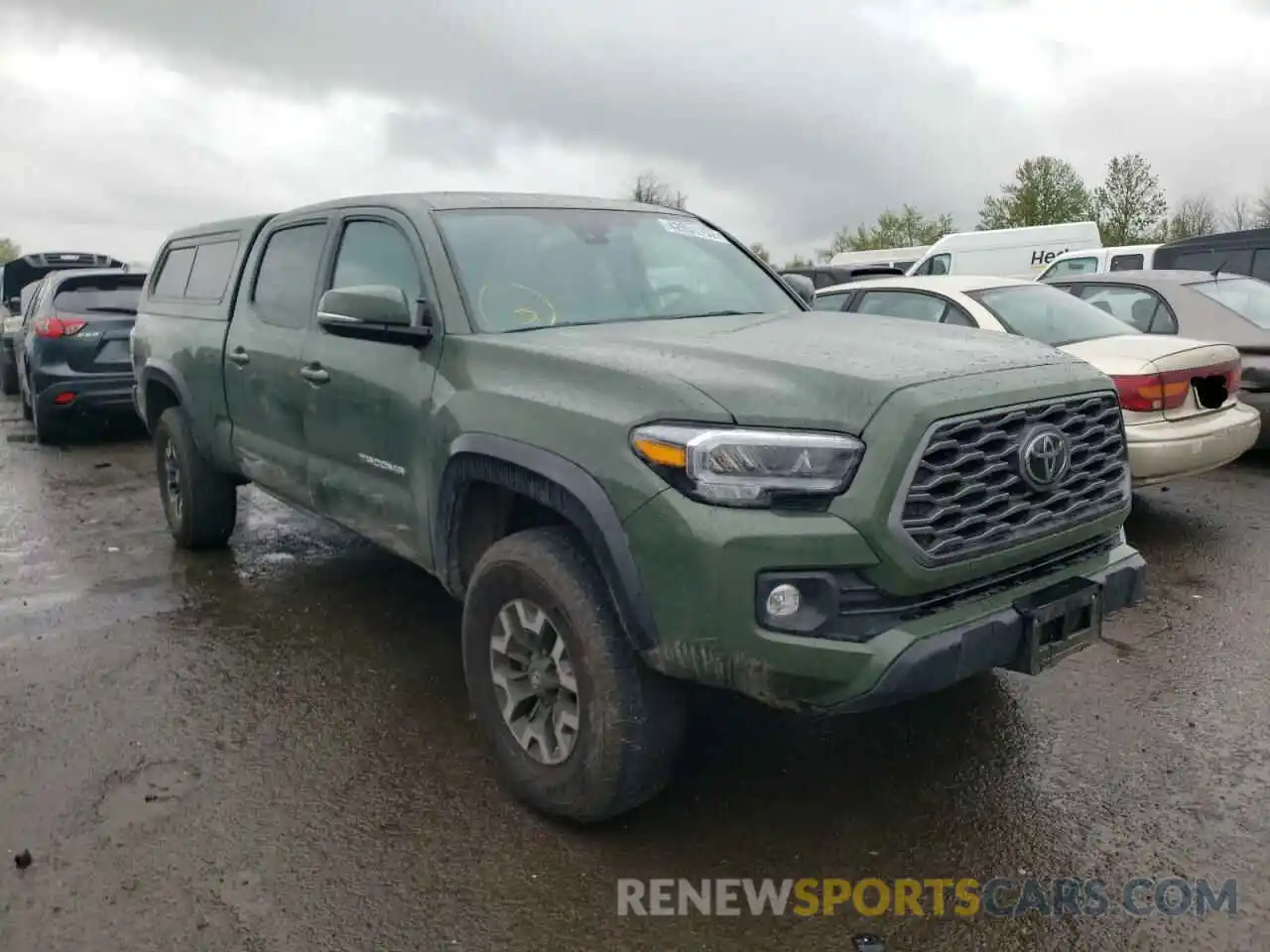 1 Photograph of a damaged car 3TMDZ5BN8MM103926 TOYOTA TACOMA 2021