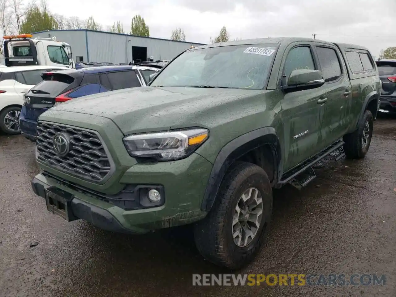 2 Photograph of a damaged car 3TMDZ5BN8MM103926 TOYOTA TACOMA 2021