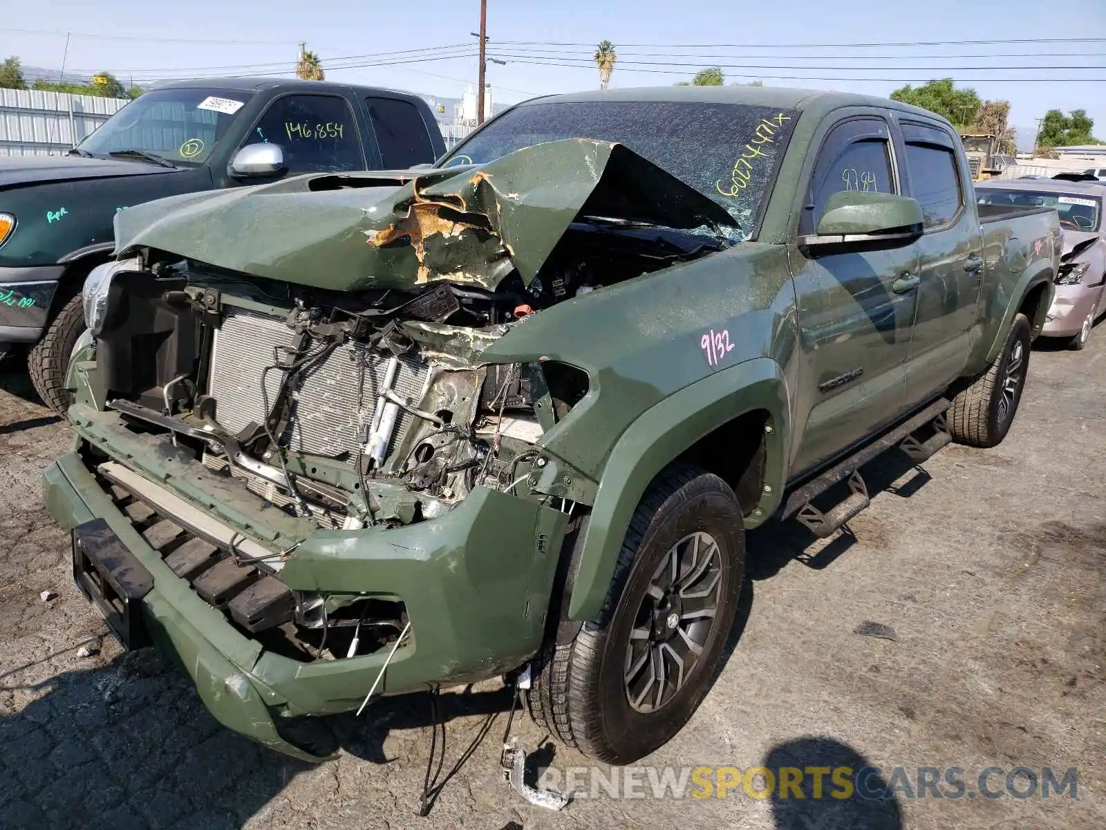 2 Photograph of a damaged car 3TMDZ5BN8MM110388 TOYOTA TACOMA 2021