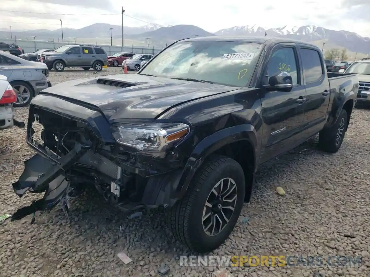 2 Photograph of a damaged car 3TMDZ5BN8MM110780 TOYOTA TACOMA 2021