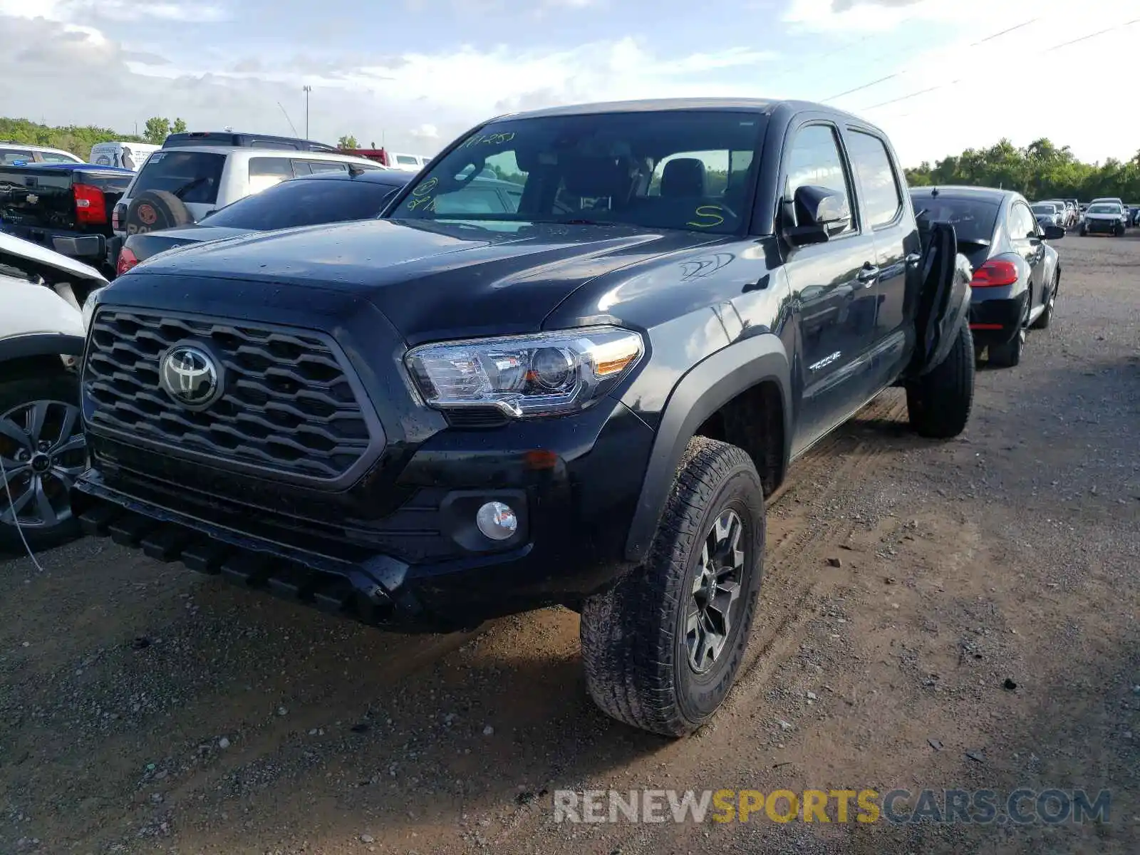 2 Photograph of a damaged car 3TMDZ5BN8MM111251 TOYOTA TACOMA 2021