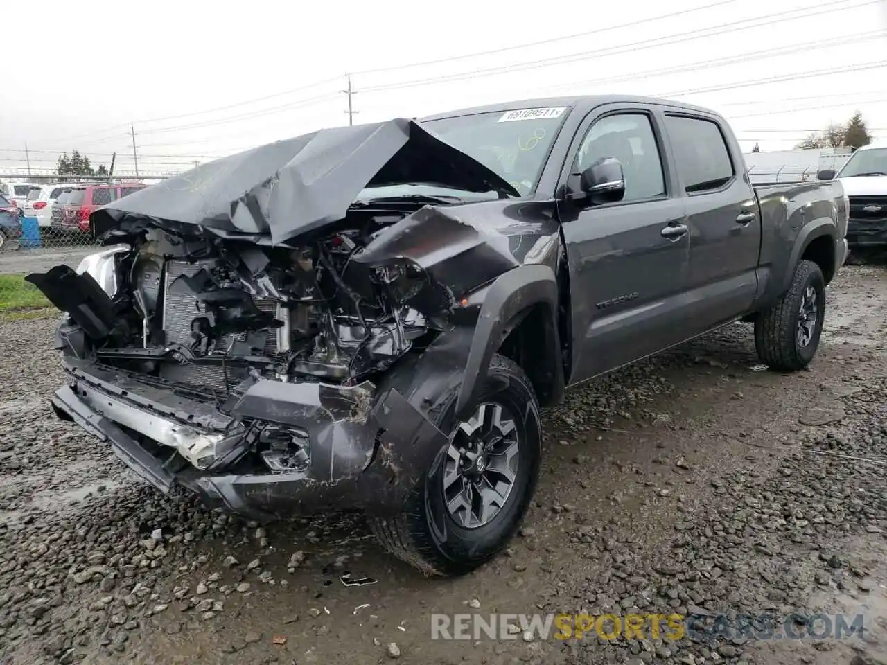 2 Photograph of a damaged car 3TMDZ5BN8MM111640 TOYOTA TACOMA 2021