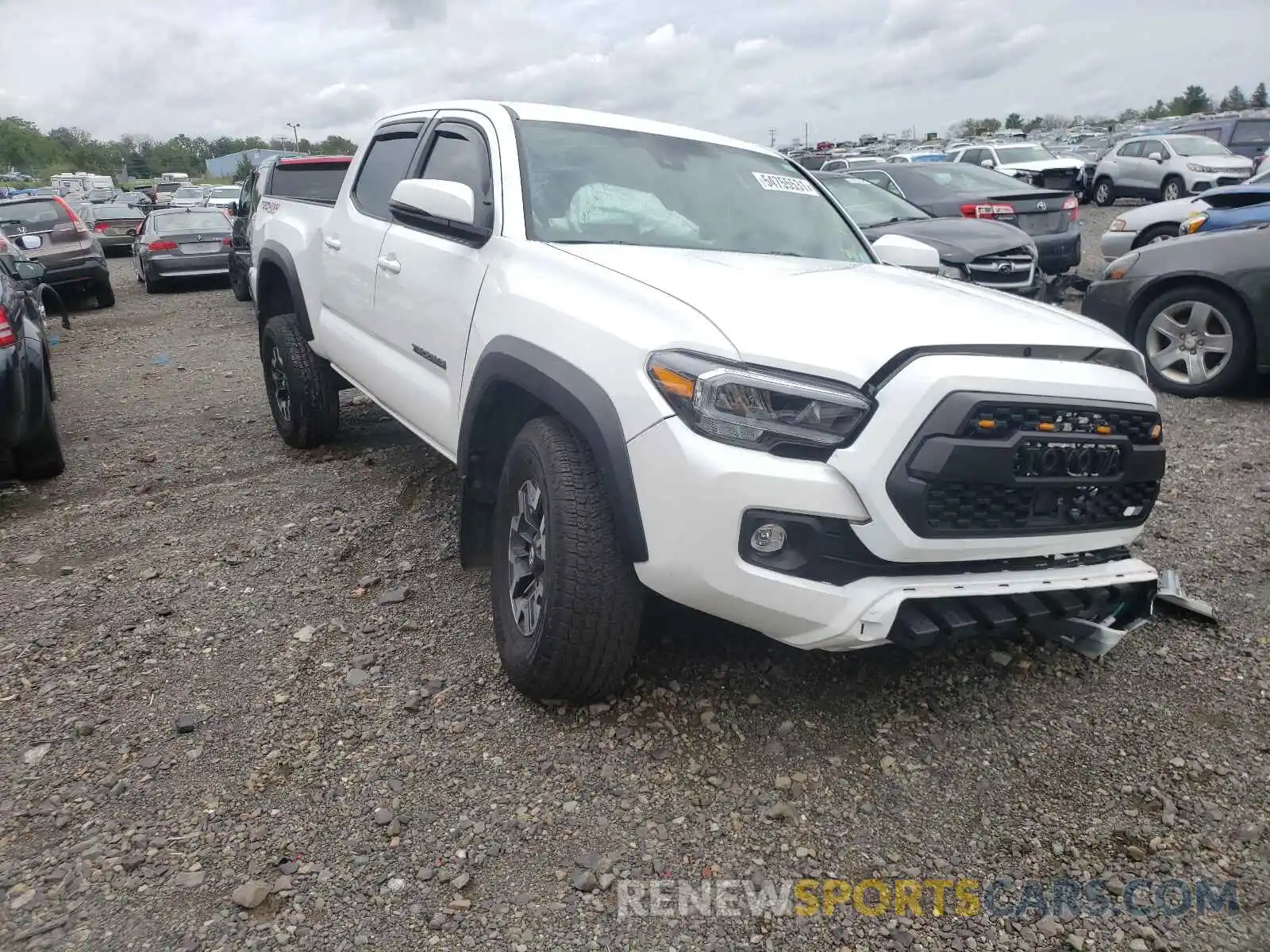 1 Photograph of a damaged car 3TMDZ5BN9MM105622 TOYOTA TACOMA 2021