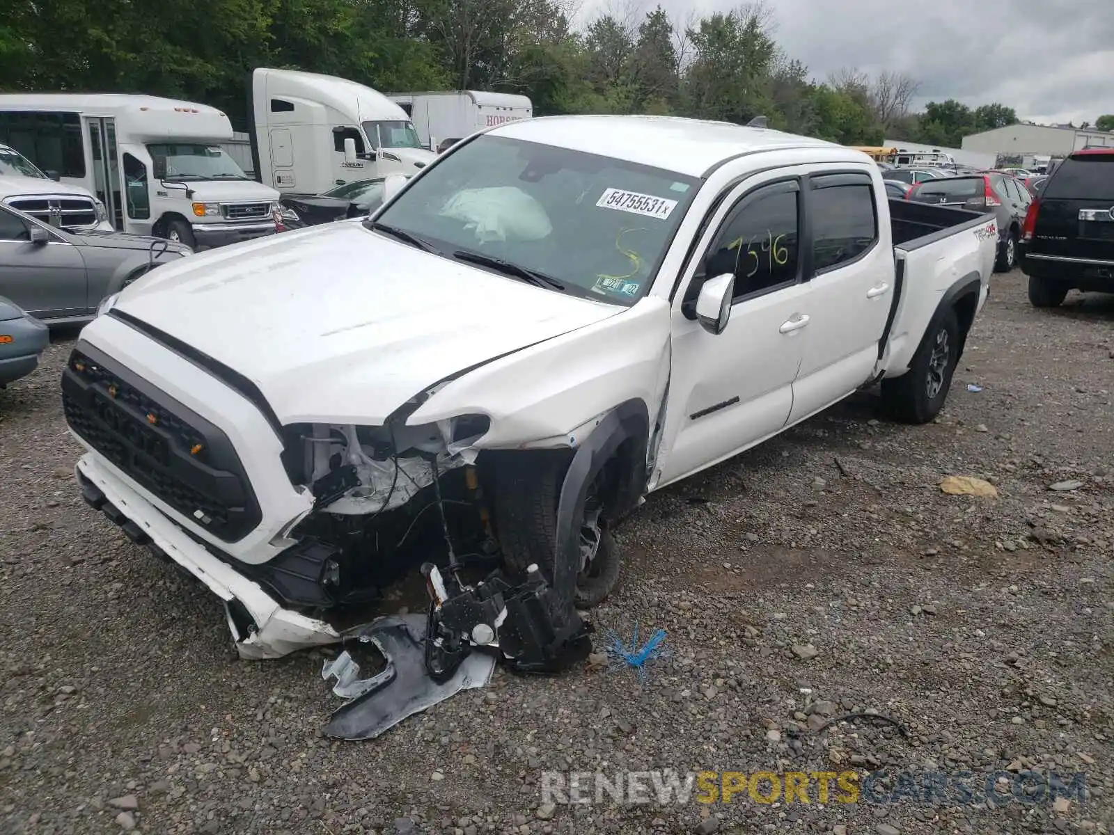 2 Photograph of a damaged car 3TMDZ5BN9MM105622 TOYOTA TACOMA 2021