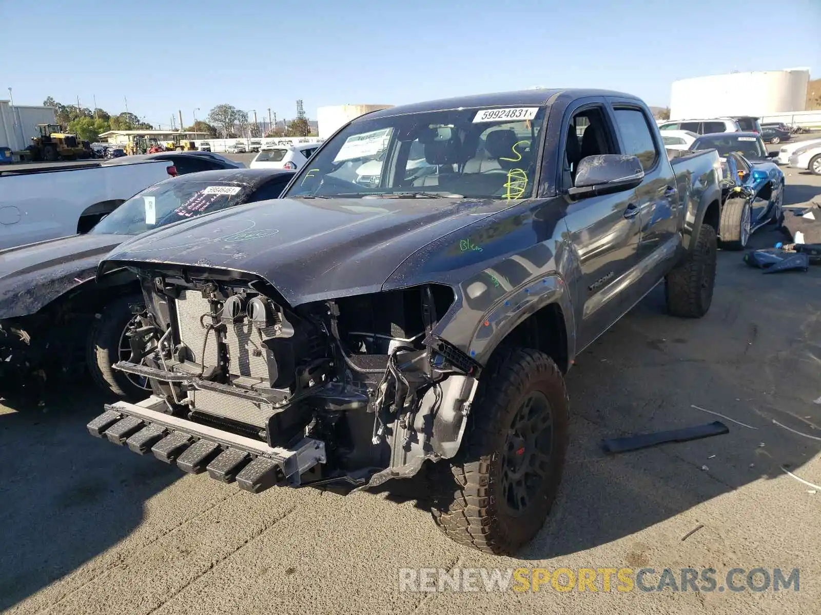 2 Photograph of a damaged car 3TMDZ5BN9MM115812 TOYOTA TACOMA 2021