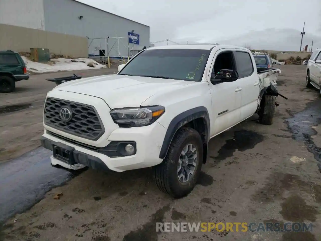 2 Photograph of a damaged car 3TMDZ5BN9MM119245 TOYOTA TACOMA 2021