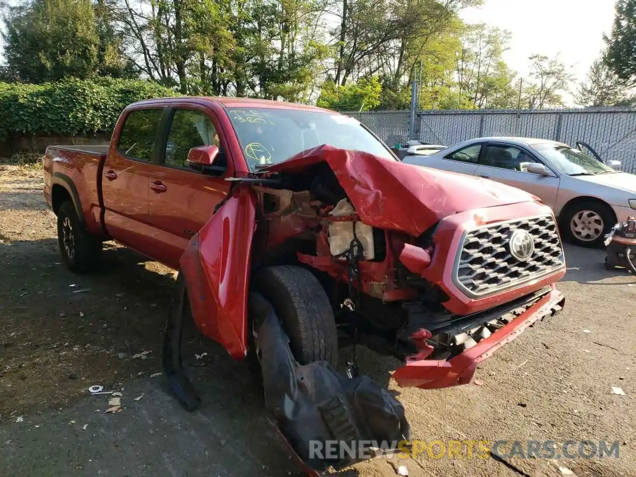 1 Photograph of a damaged car 3TMDZ5BNXMM099071 TOYOTA TACOMA 2021