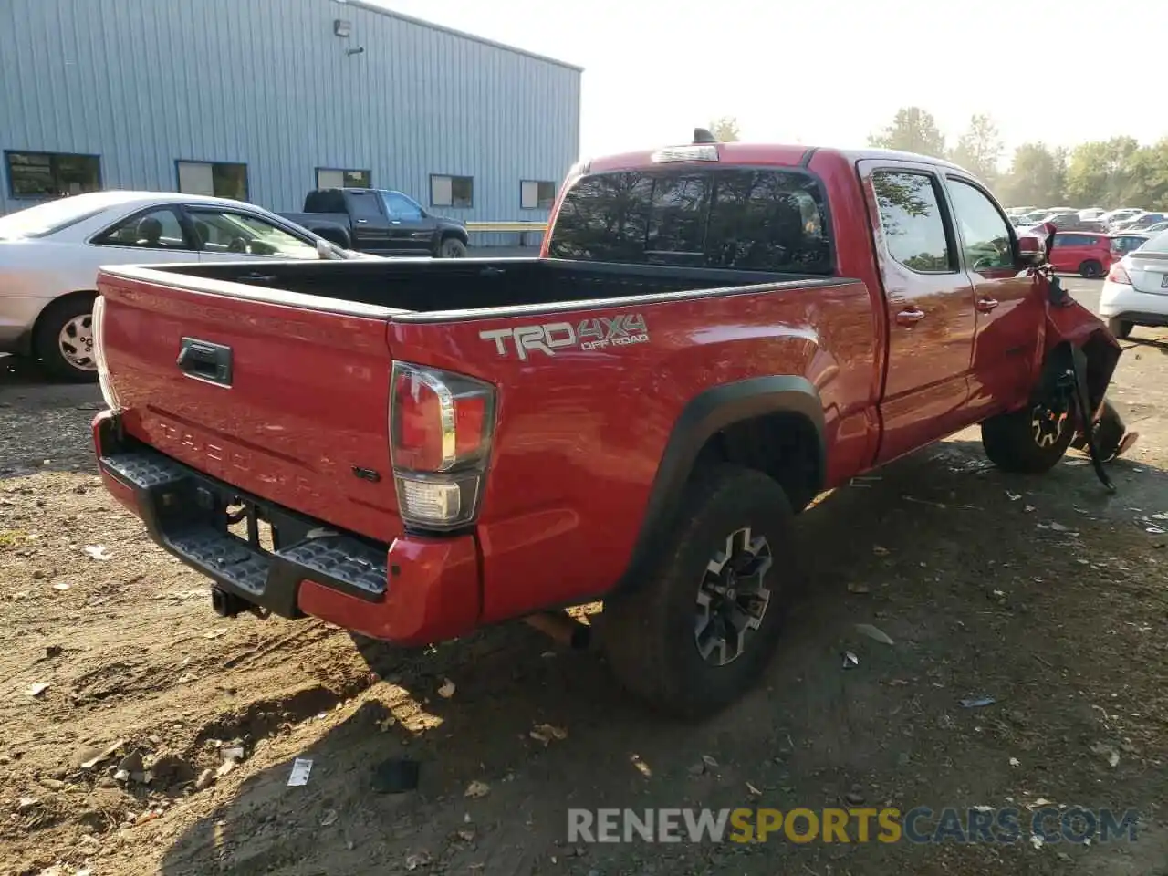 4 Photograph of a damaged car 3TMDZ5BNXMM099071 TOYOTA TACOMA 2021