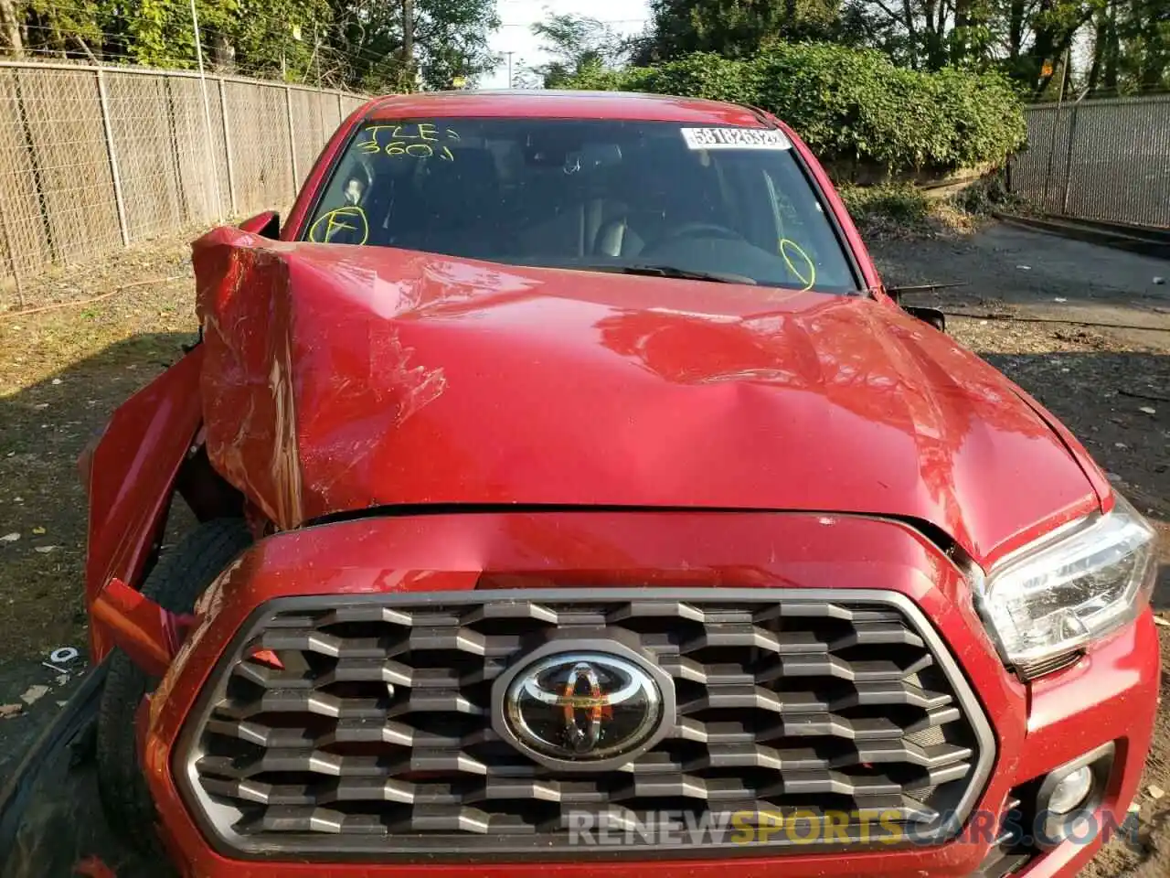 7 Photograph of a damaged car 3TMDZ5BNXMM099071 TOYOTA TACOMA 2021