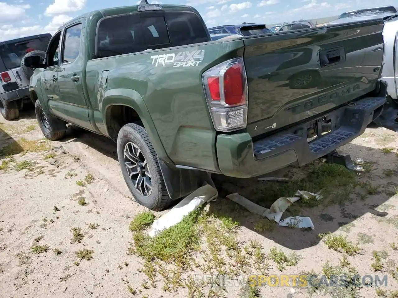 3 Фотография поврежденного автомобиля 3TMDZ5BNXMM102888 TOYOTA TACOMA 2021