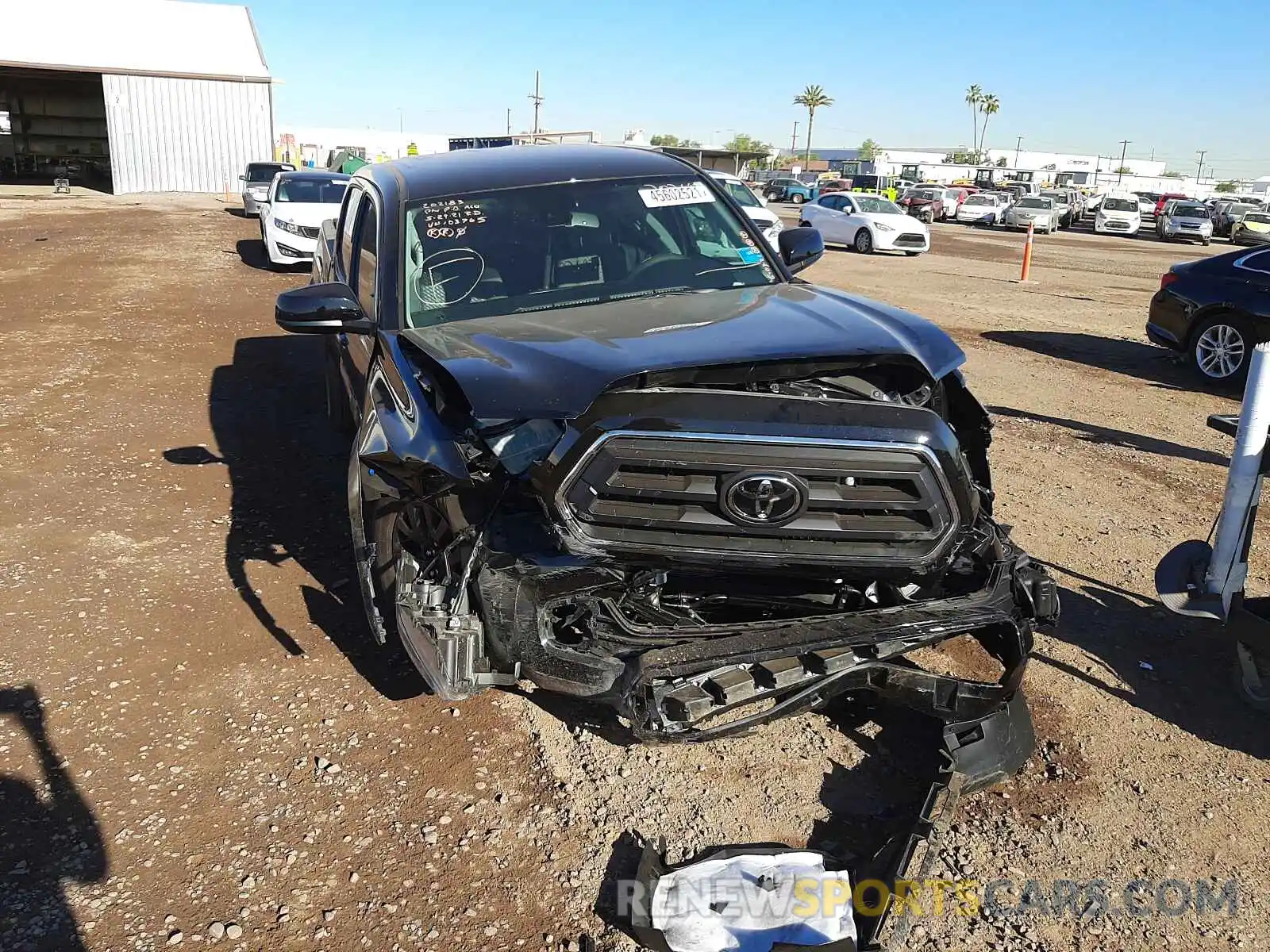 1 Photograph of a damaged car 3TMDZ5BNXMM103765 TOYOTA TACOMA 2021