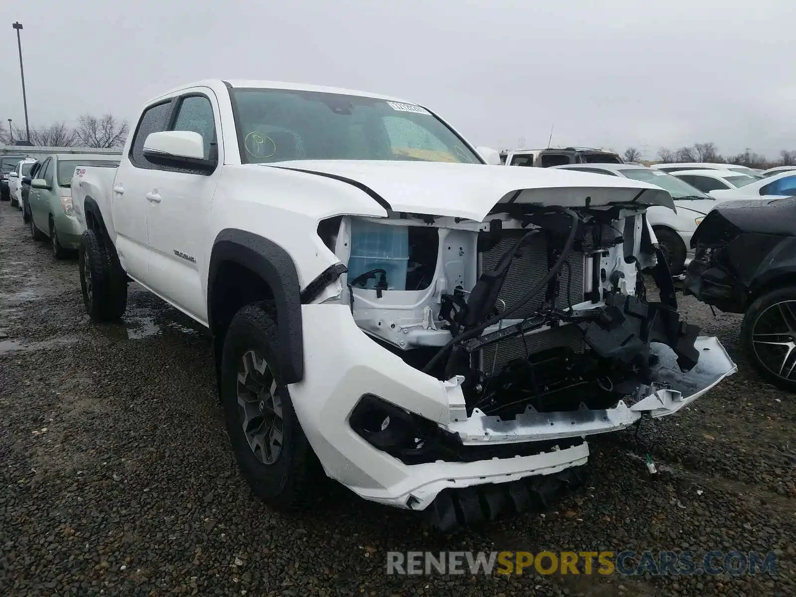 1 Photograph of a damaged car 3TMDZ5BNXMM105631 TOYOTA TACOMA 2021