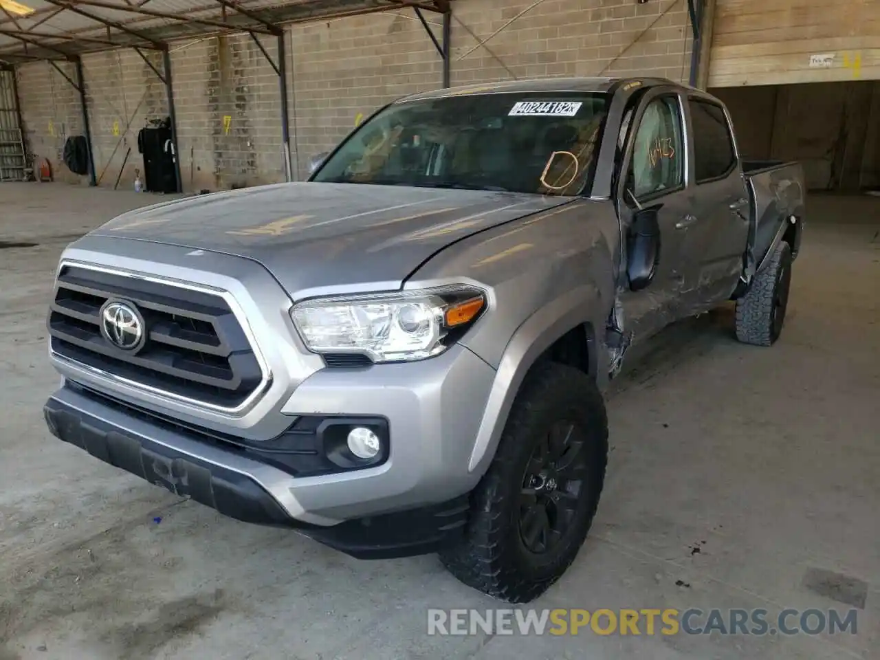 2 Photograph of a damaged car 3TMDZ5BNXMM109999 TOYOTA TACOMA 2021