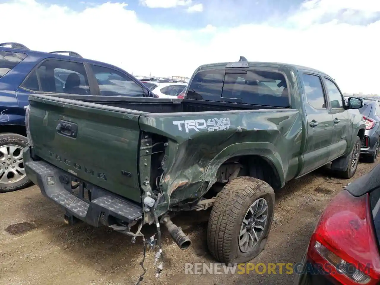 4 Фотография поврежденного автомобиля 3TMDZ5BNXMM112739 TOYOTA TACOMA 2021