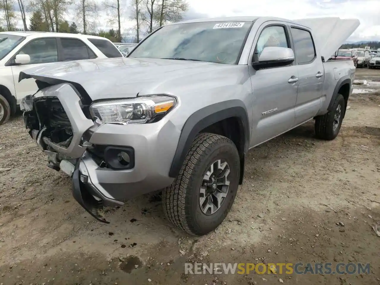 2 Photograph of a damaged car 3TMDZ5BNXMM115222 TOYOTA TACOMA 2021