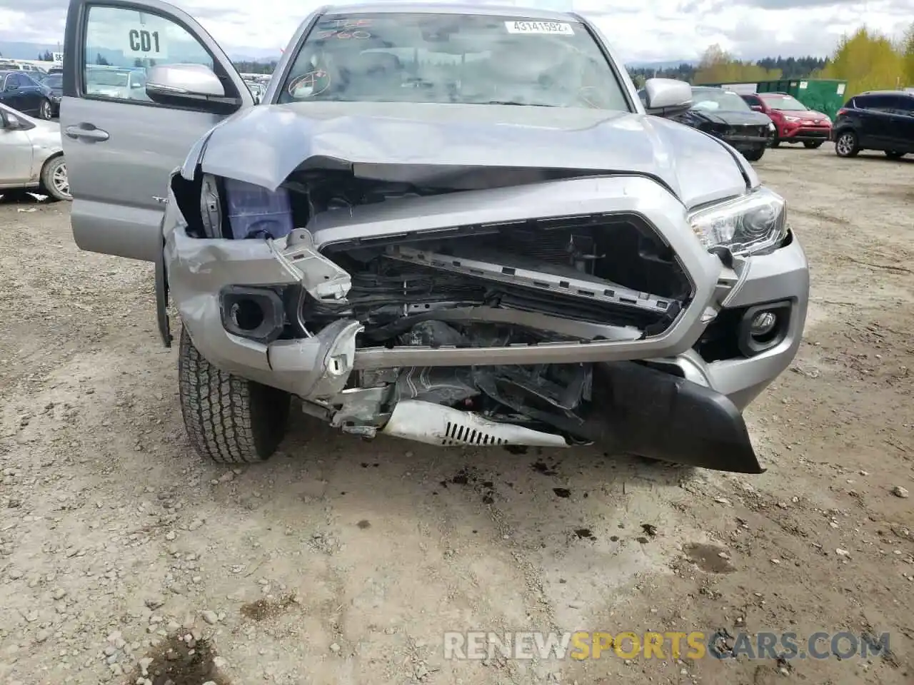 9 Photograph of a damaged car 3TMDZ5BNXMM115222 TOYOTA TACOMA 2021