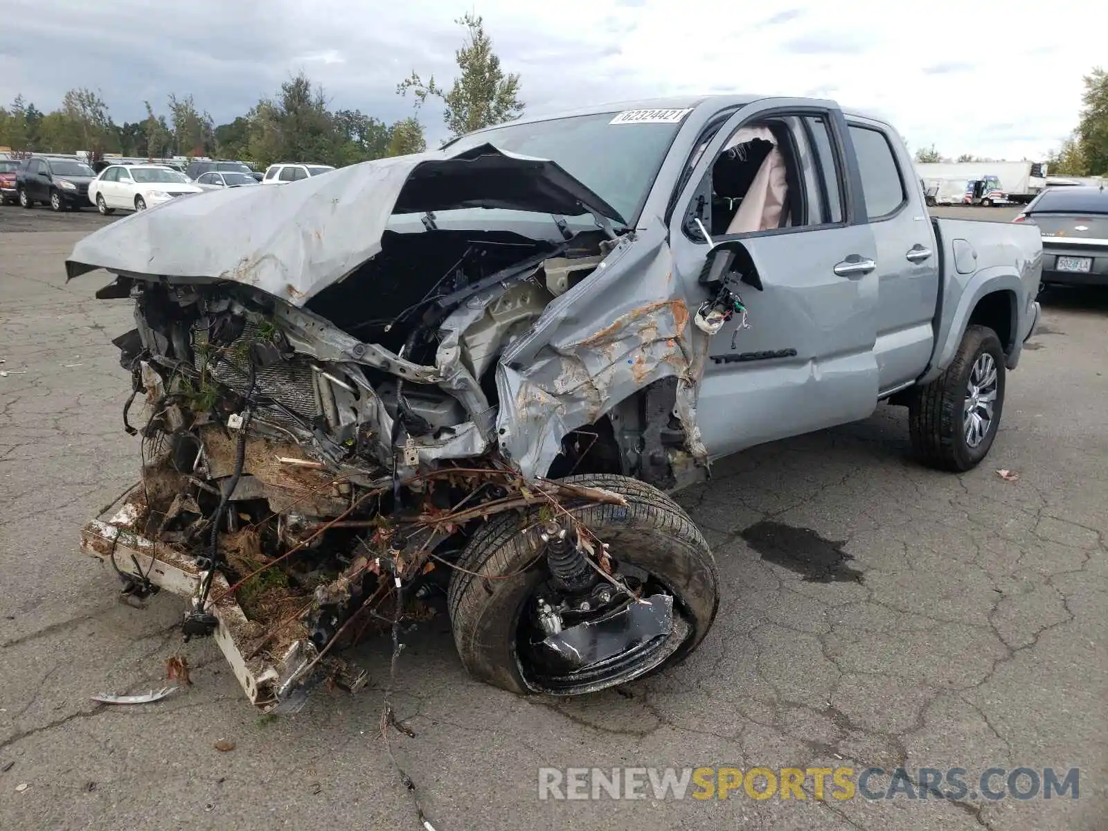 2 Photograph of a damaged car 3TMGZ5AN0MM412207 TOYOTA TACOMA 2021