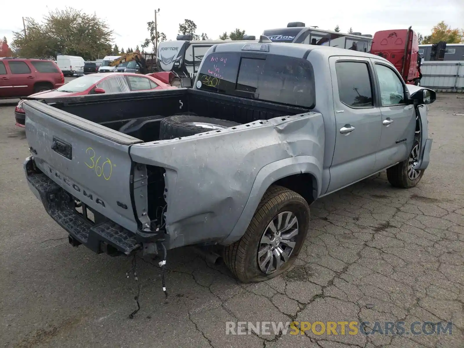 4 Photograph of a damaged car 3TMGZ5AN0MM412207 TOYOTA TACOMA 2021