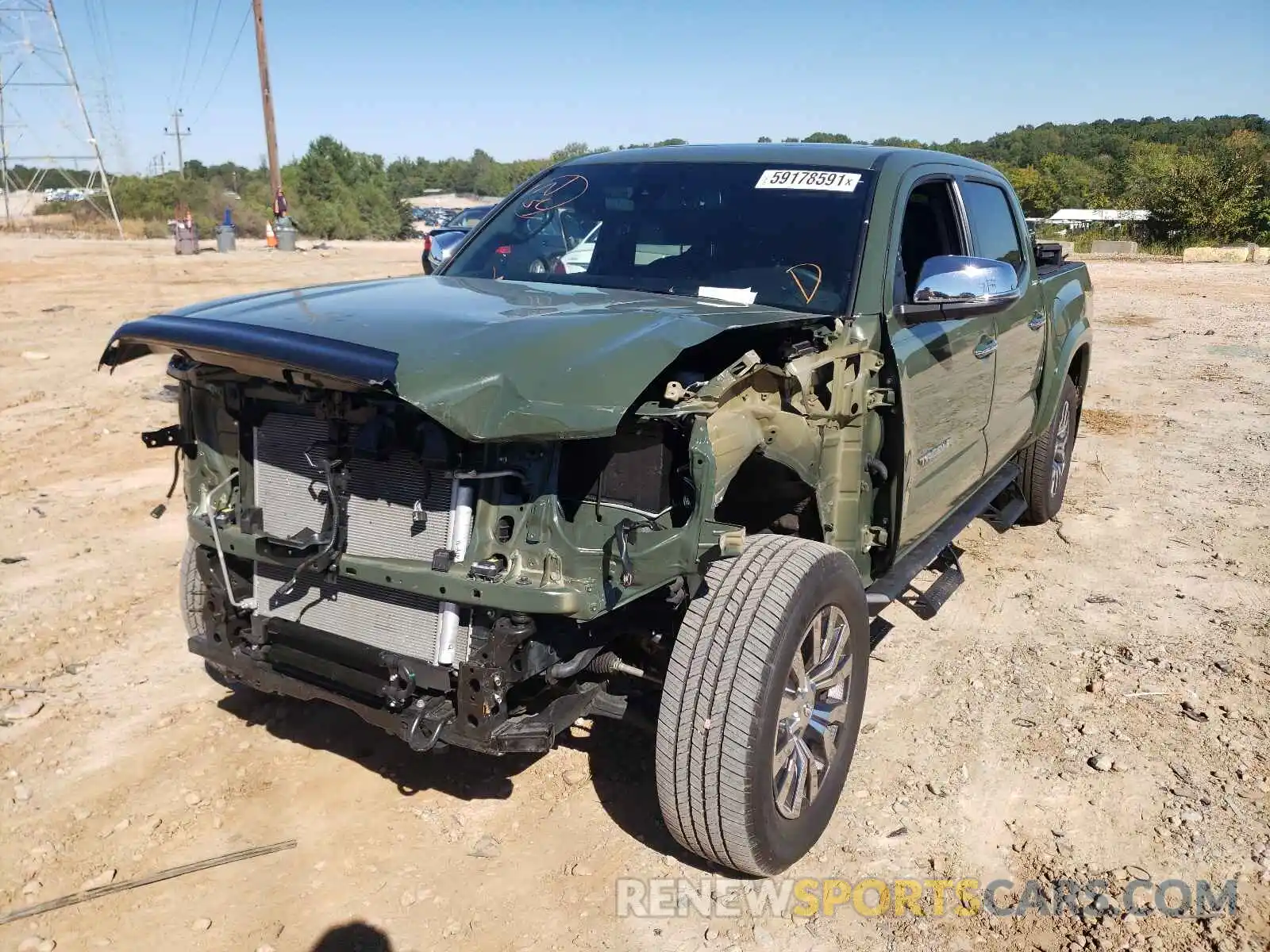 2 Photograph of a damaged car 3TMGZ5AN2MM380831 TOYOTA TACOMA 2021