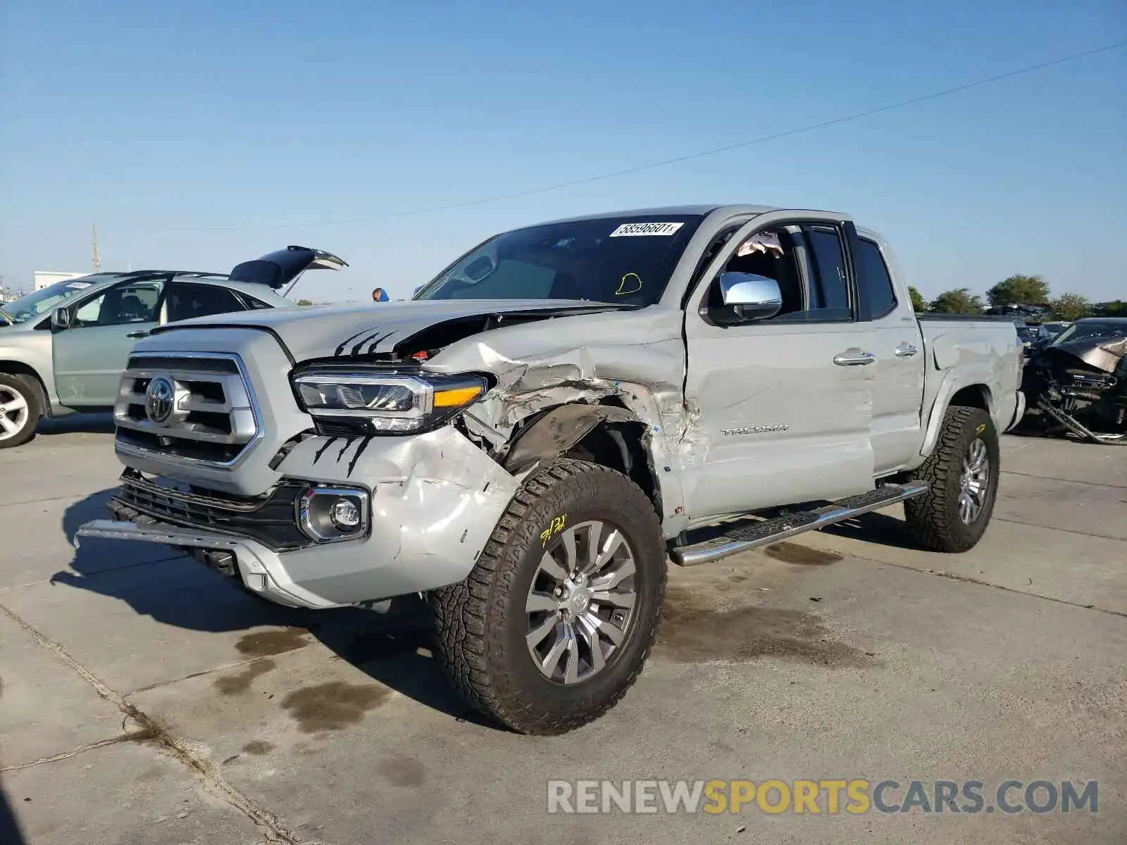 2 Photograph of a damaged car 3TMGZ5AN2MM395555 TOYOTA TACOMA 2021