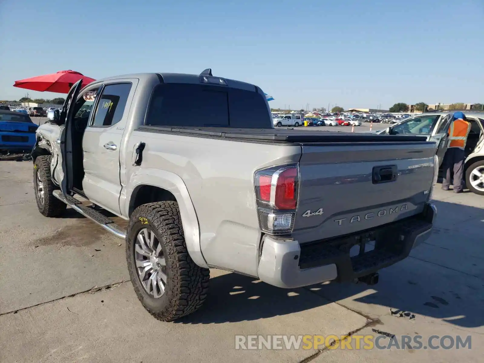 3 Photograph of a damaged car 3TMGZ5AN2MM395555 TOYOTA TACOMA 2021