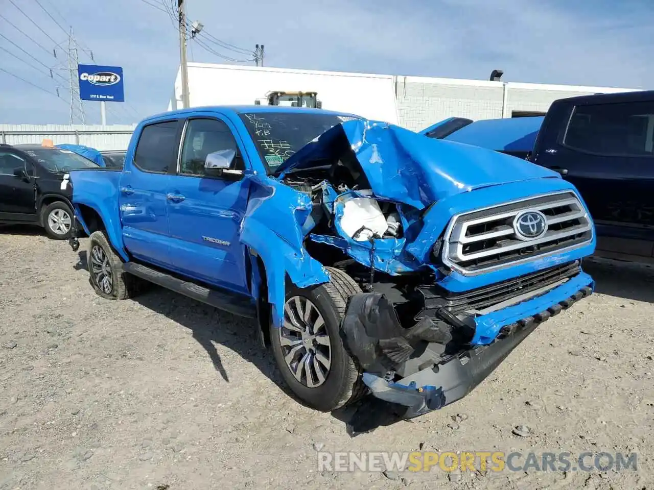 1 Photograph of a damaged car 3TMGZ5AN4MM384864 TOYOTA TACOMA 2021