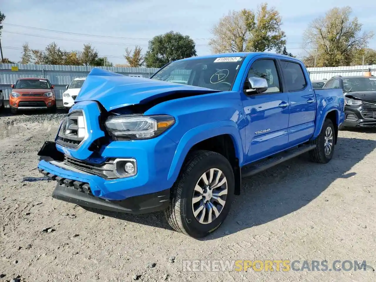 2 Photograph of a damaged car 3TMGZ5AN4MM384864 TOYOTA TACOMA 2021