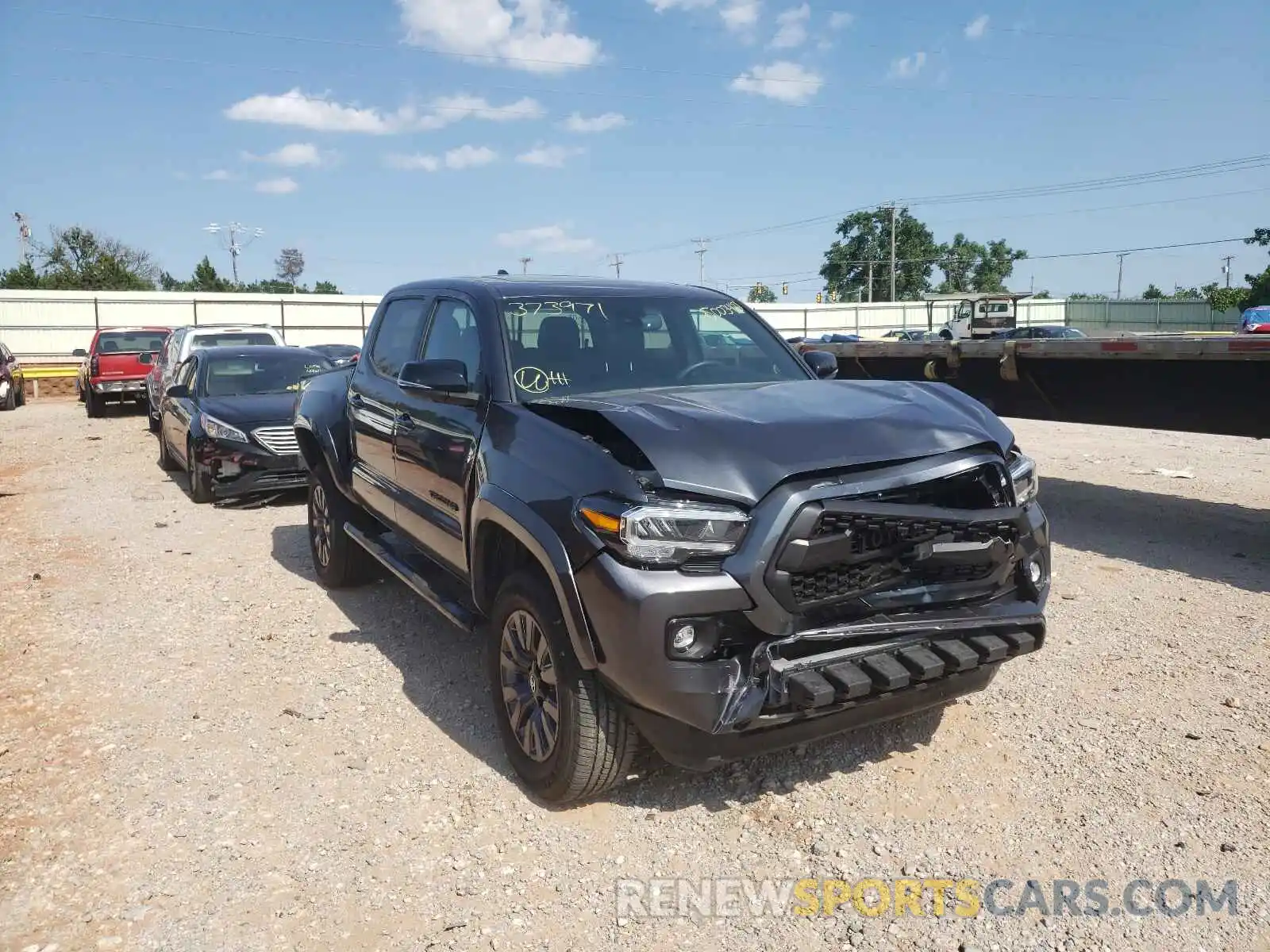 1 Photograph of a damaged car 3TMGZ5AN5MM373971 TOYOTA TACOMA 2021