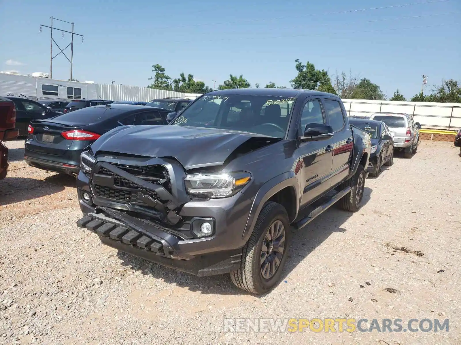 2 Photograph of a damaged car 3TMGZ5AN5MM373971 TOYOTA TACOMA 2021