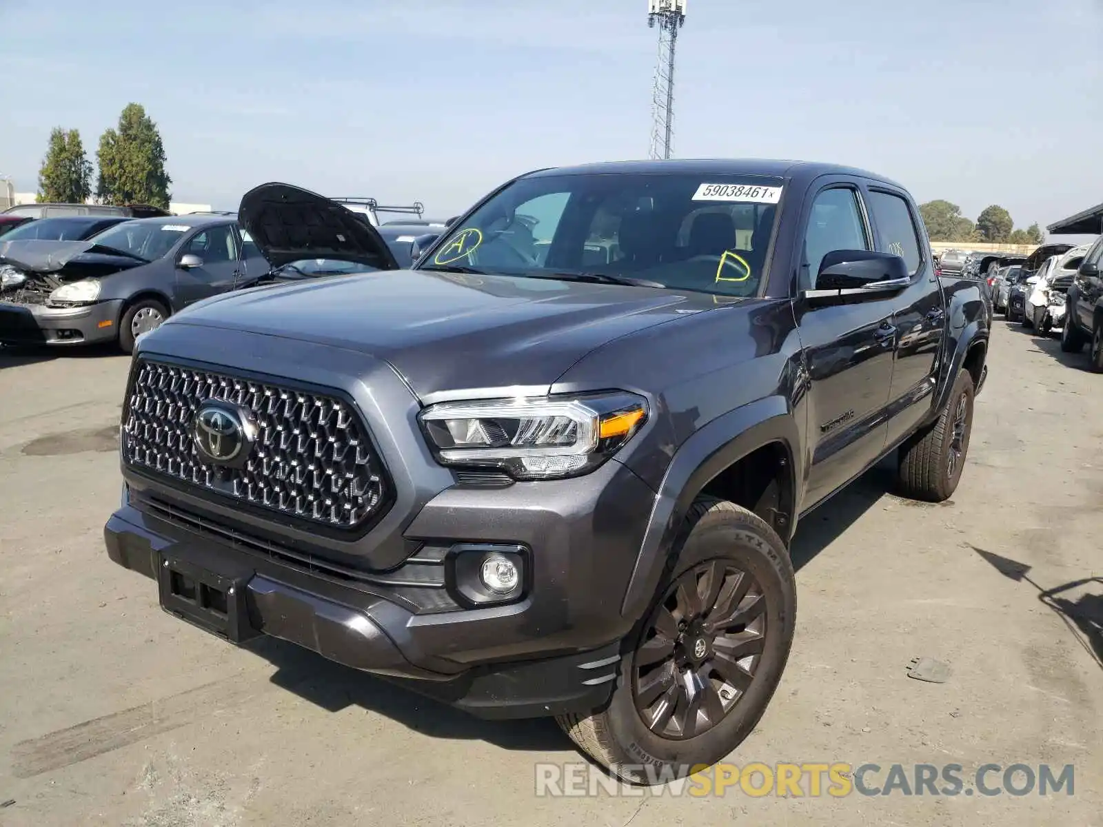 2 Photograph of a damaged car 3TMGZ5AN5MM428385 TOYOTA TACOMA 2021