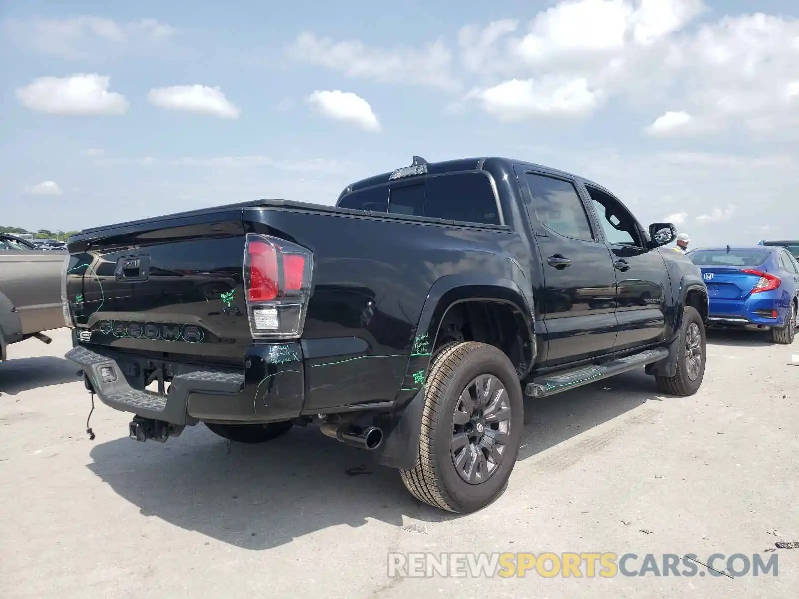 4 Photograph of a damaged car 3TMGZ5AN7MM371817 TOYOTA TACOMA 2021