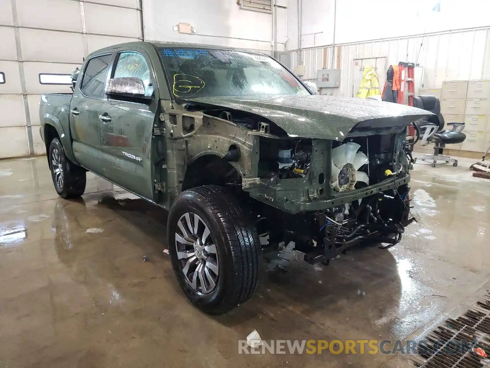 1 Photograph of a damaged car 3TMGZ5AN9MM386304 TOYOTA TACOMA 2021