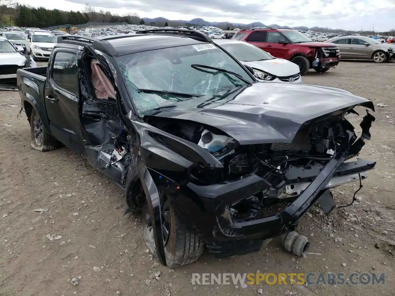 1 Photograph of a damaged car 3TMGZ5AN9MM388201 TOYOTA TACOMA 2021