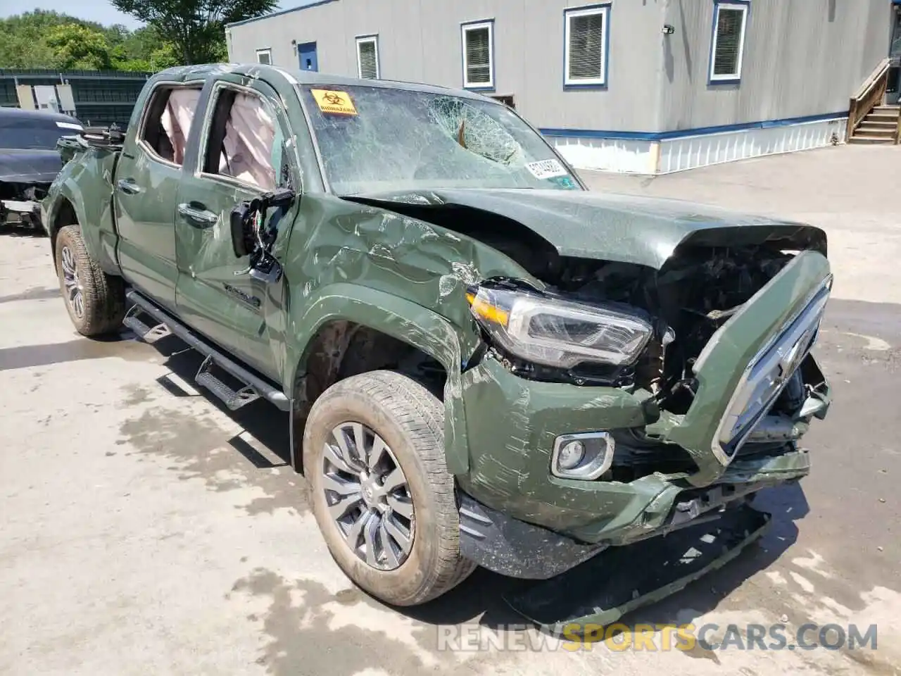 1 Photograph of a damaged car 3TMHZ5BN4MM120532 TOYOTA TACOMA 2021