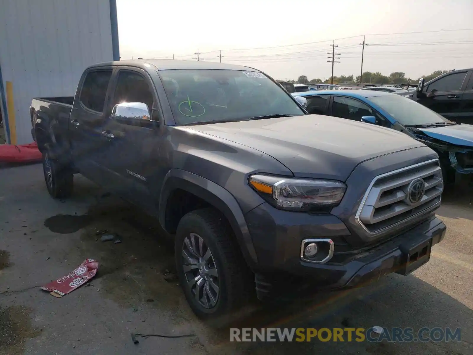 1 Photograph of a damaged car 3TMHZ5BN9MM105394 TOYOTA TACOMA 2021