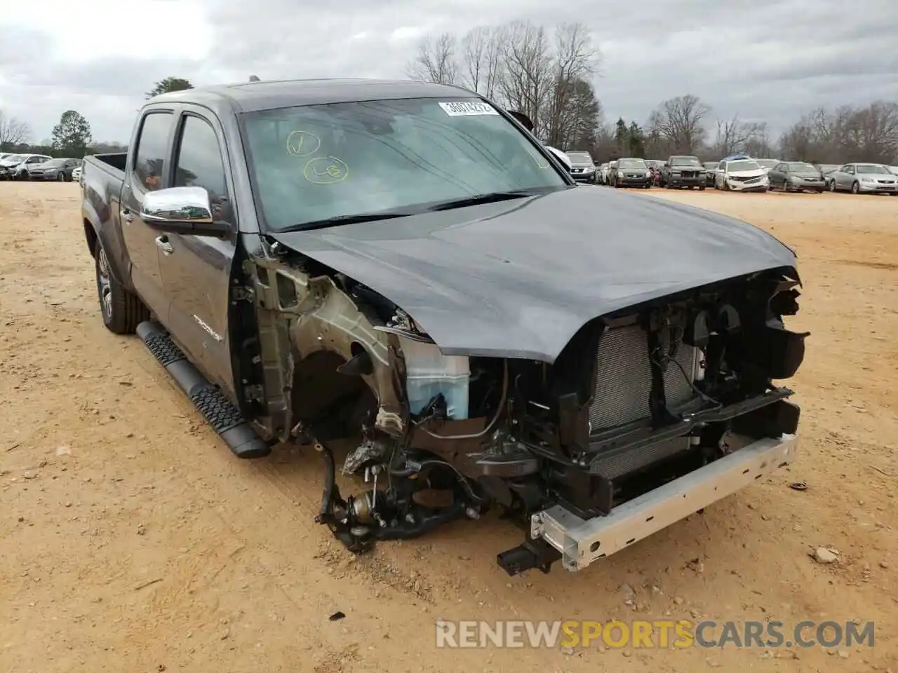 1 Photograph of a damaged car 3TMHZ5BNXMM106280 TOYOTA TACOMA 2021