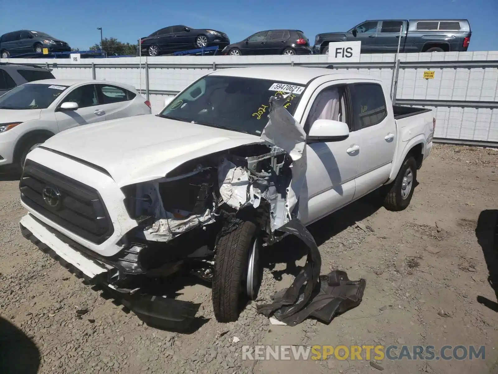 2 Photograph of a damaged car 3TYAX5GN0MT029889 TOYOTA TACOMA 2021