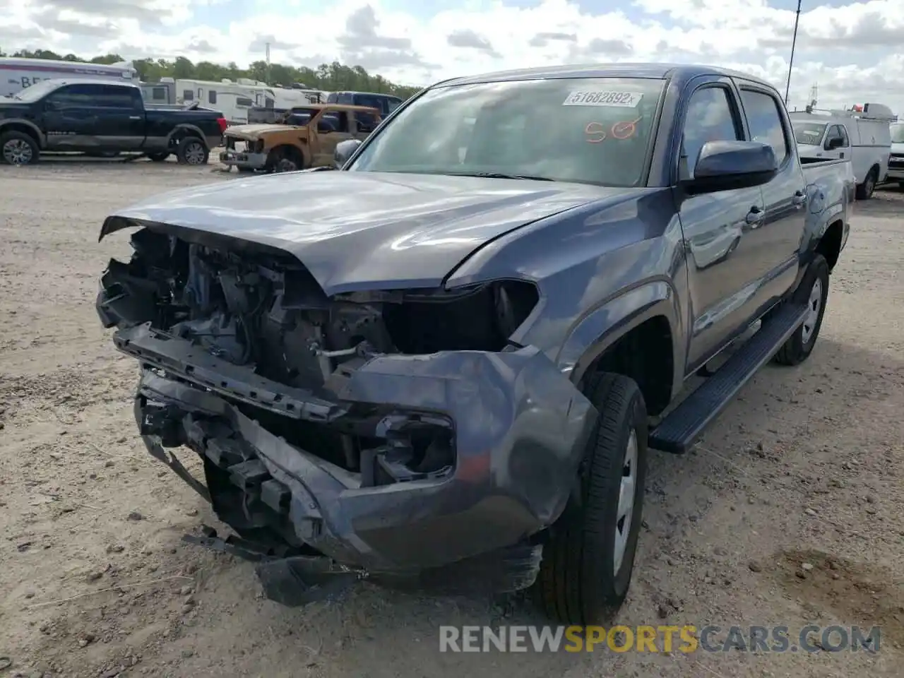 2 Photograph of a damaged car 3TYAX5GN0MT031688 TOYOTA TACOMA 2021