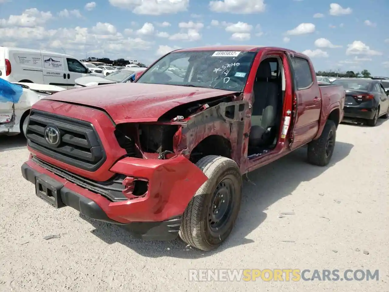 2 Photograph of a damaged car 3TYAX5GN1MT011790 TOYOTA TACOMA 2021