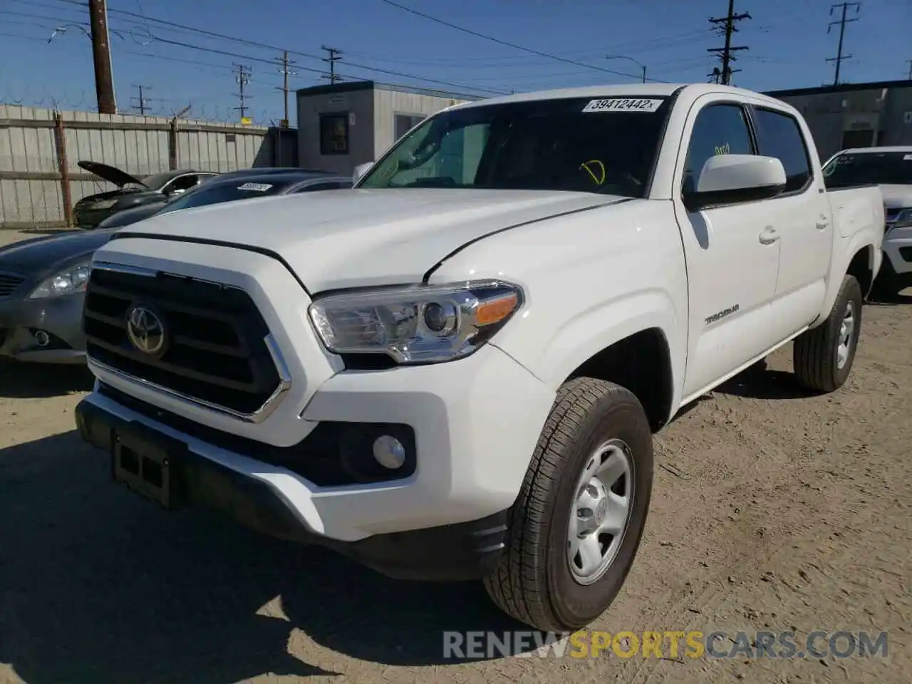 2 Photograph of a damaged car 3TYAX5GN2MT021762 TOYOTA TACOMA 2021