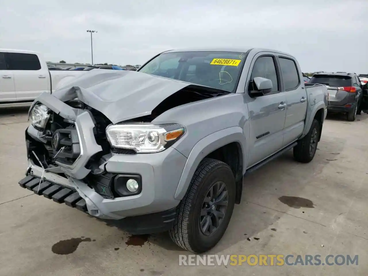 2 Photograph of a damaged car 3TYAX5GN4MT013274 TOYOTA TACOMA 2021