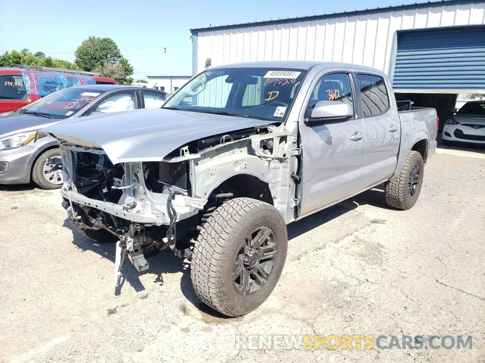 2 Photograph of a damaged car 3TYAX5GN4MT017020 TOYOTA TACOMA 2021