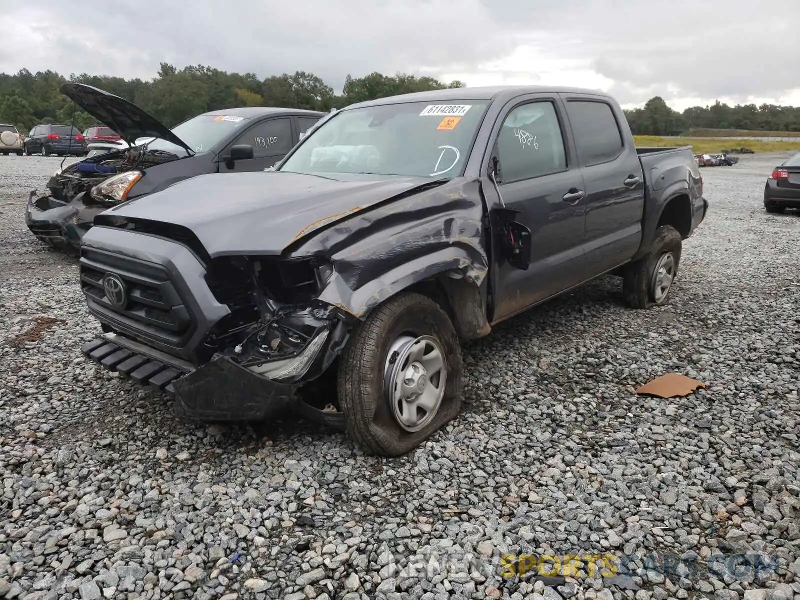 2 Photograph of a damaged car 3TYAX5GN4MT021410 TOYOTA TACOMA 2021